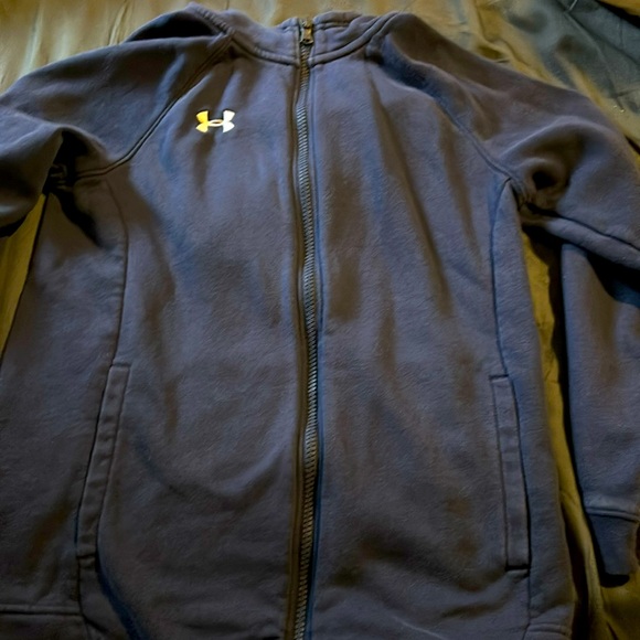 Under Armour navy zip up in great condition - Picture 1 of 3